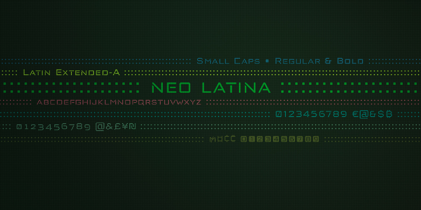 Przykładowa czcionka Neo Latina #2